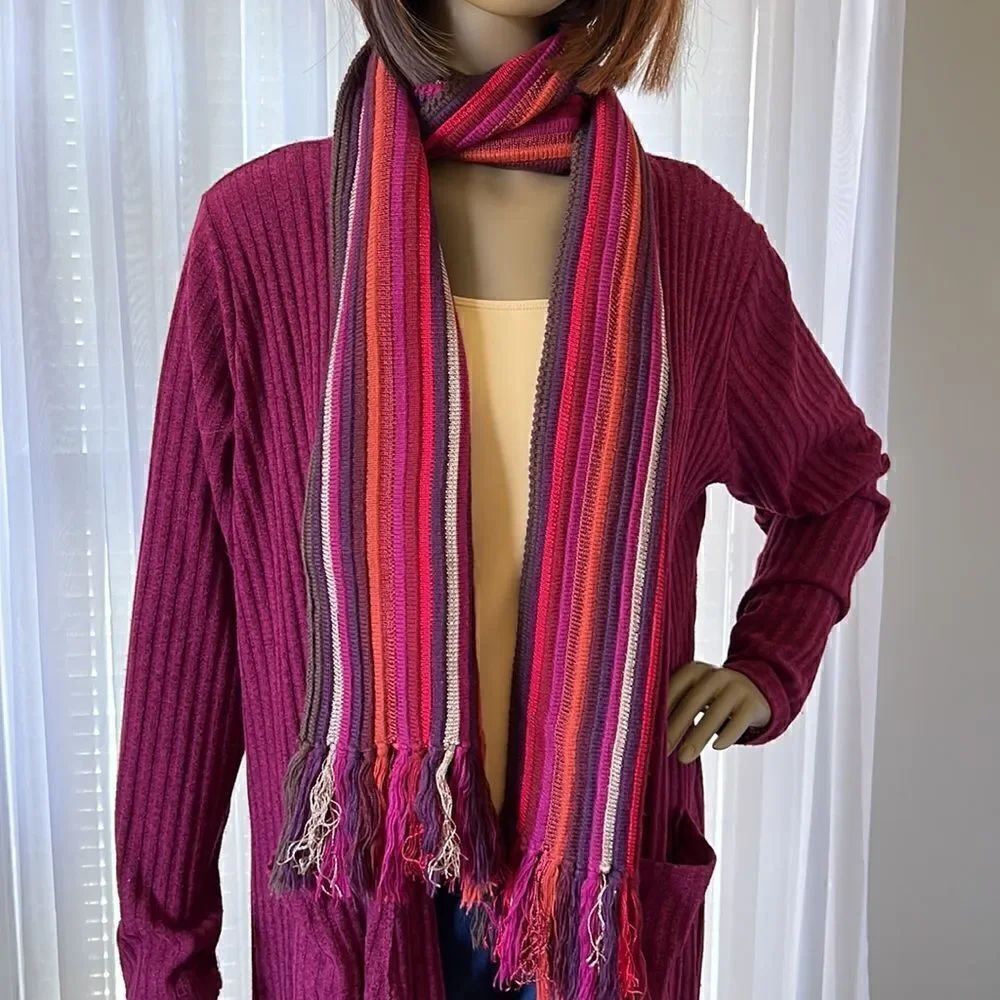 Coldwater Creek Gorgeous Fringed Scarf